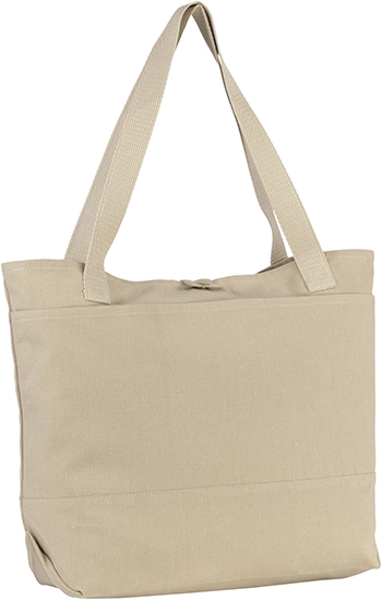 Walmer 12oz (405gsm) Cotton Recycled Popper Tote
